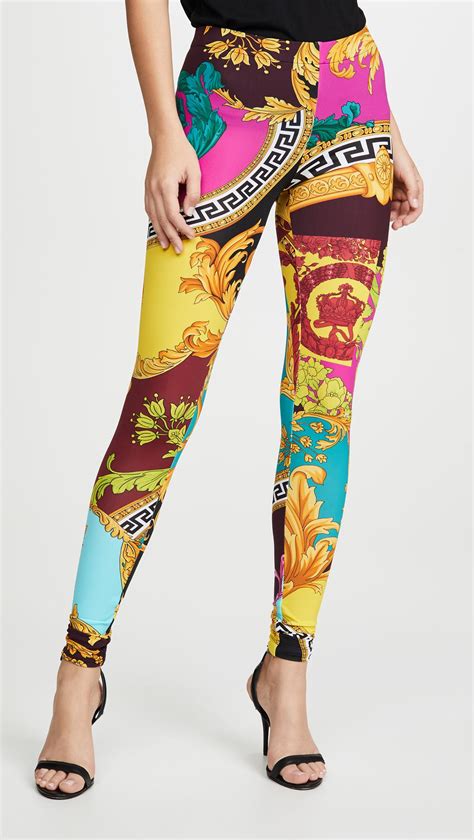 womens versace leggings|versace inspired leggings.